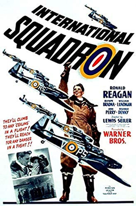 International Squadron Ronald Reagan Center 1941 Movie Poster Masterprint 11 x 17 International Squadron Ronald Reagan Center 1941 Movie Poster Masterprint 11 x 17