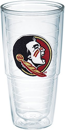 Tervis Florida State University Seminole Head Emblem Individual Tumbler 24 oz Clear