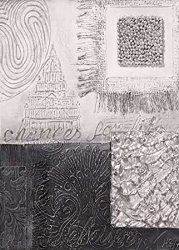 Posterazzi Silver blocks IV Poster Print by Hedy 10 x 14