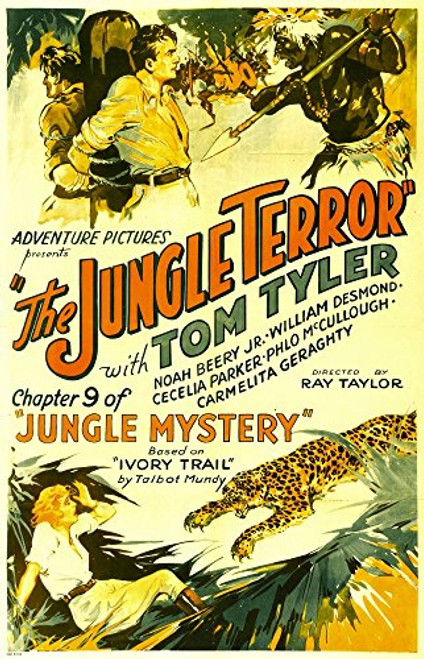 Posterazzi Mystery Top Center Tom Tyler In Chapter 9 The Jungle Terror 1932_ Movie Masterprint Poster Print 11 x 17