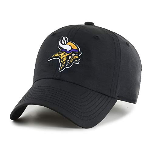 OTS NFL Minnesota Vikings Mens Wind Swept Challenger Adjustable Hat Team Color One Size OTS NFL Minnesota Vikings Mens Wind Swept Challenger Adjustable Hat Team Color One Size