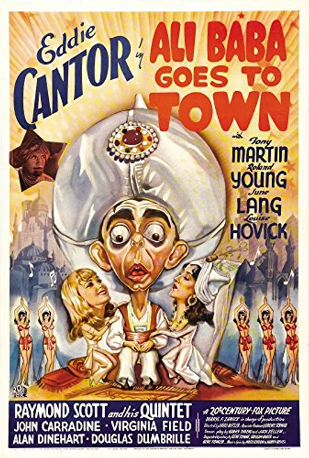 Posterazzi Ali Baba Goes To Town Eddie Cantor Center 1937 Movie Masterprint Poster Print 11 x 17