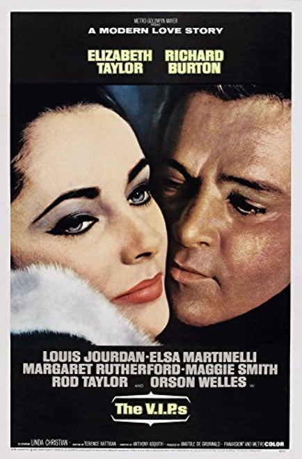 Posterazzi The V_I_P_S Us Elizabeth Taylor Richard Burton 1963 Movie Masterprint Poster Print 11 x 17 Posterazzi The V_I_P_S Us Elizabeth Taylor Richard Burton 1963 Movie Masterprint Poster Print 11 x 17