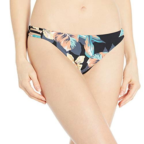 Roxy womens Printed Beach Classics Full Bikini Bottoms Anthracite Tropical Sample Medium US