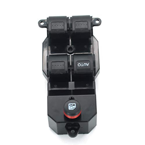EXAUTOPONE 35750-S5A-A02ZA Power Window Switch Compatible with Honda Civic 2001-2005 Honda CRV 2002-2006 Driver Side Power Window Master Control Switch Replace  35750S5A305ZA 35750S5AA01ZA 901-602