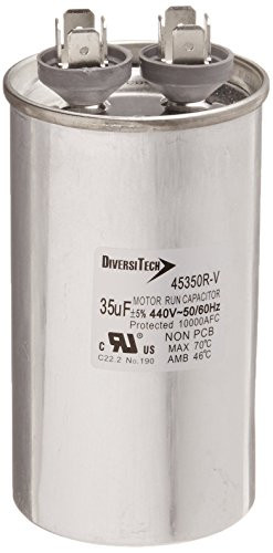 Diversitech 45350R Mtr_ Run Cap Round 35uf 440v