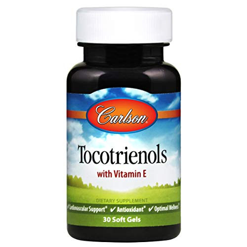 Carlson - Tocotrienols Vitamin E Cardiovascular Support   Optimal Wellness Antioxidant 30 Soft gels