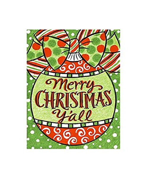 Divinity Boutique Boxed Card-Merry Christmas YAll Pk 18