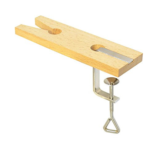Bench Pin Clamp V-Slot C-Clamp Mount On Table Workbench Jewelers Tool