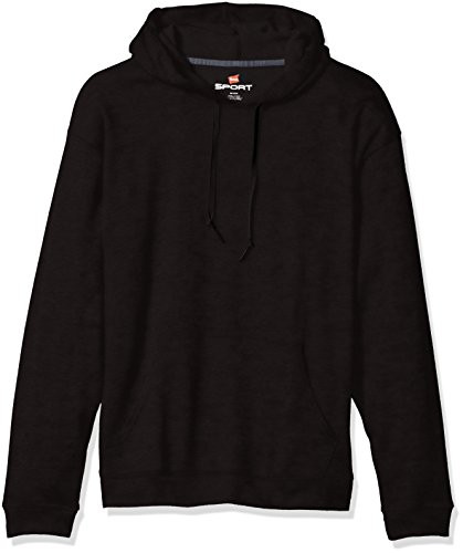 Hanes Mens Sport Performance Fleece Pullover Hoodie Black L