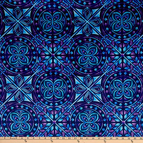 Shannon Fabrics Shannon Studio Digital Minky Cuddle Mosaic Viola Fabric