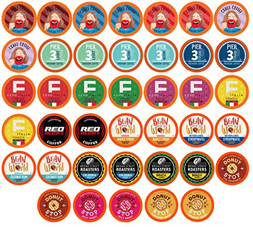 Ultimate Coffee Pods Assorted Variety Gift Pack Compatible With 2_0 Keurig K Cup Brewers Coffee Lovers 40 Count