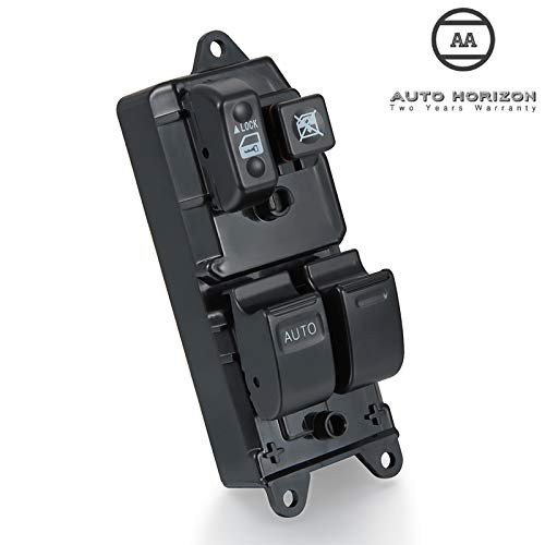 AutoHorizon Electric Power Window Master Control Switch 84820-04040 84820-04041?Front Left?Fit for 2001-2009 Toyota Tacoma 2 Door