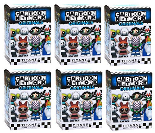 TITAN Cartoon Network The Originals Collection Set of 6 Random 3-inch Vinyl Mini-Figures TITAN Cartoon Network The Originals Collection Set of 6 Random 3-inch Vinyl Mini-Figures