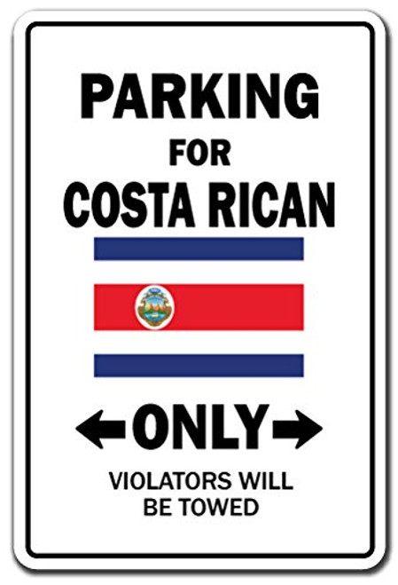 SignMission Parking for Costa Rican Only National Pride Sign  IndoorOutdoor  Funny Home Decor for Garages Living Rooms Bedroom Offices Costa Rica Flag National Pride Love Decoration SignMission Parking for Costa Rican Only National Pride Sign  IndoorOutdoor  Funny Home Decor for Garages Living Rooms Bedroom Offices Costa Rica Flag National Pride Love Decoration