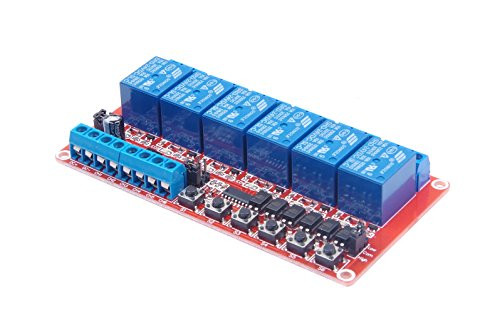 KNACRO DC 24V 6 Channel Relay Module Self-Latching Triggering Interlocking High Low Level Trigger Load 10A DC 30V AC 250V for PLC Industrial Control ArduinoDC 24V