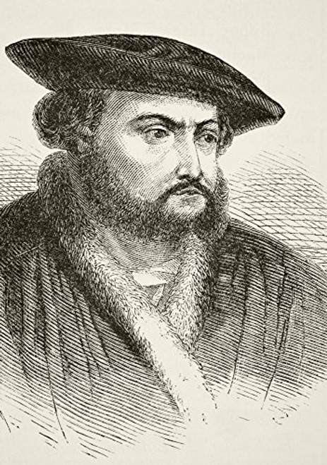 Hans Holbein The Younger Circa 1497 To 1543 German Artist Court Artist To Henry Viii Of England From The National And Domestic History Of England By William Aubrey Published London Circa 1890 Poster P Hans Holbein The Younger Circa 1497 To 1543 German Artist Court Artist To Henry Viii Of England From The National And Domestic History Of England By William Aubrey Published London Circa 1890 Poster P