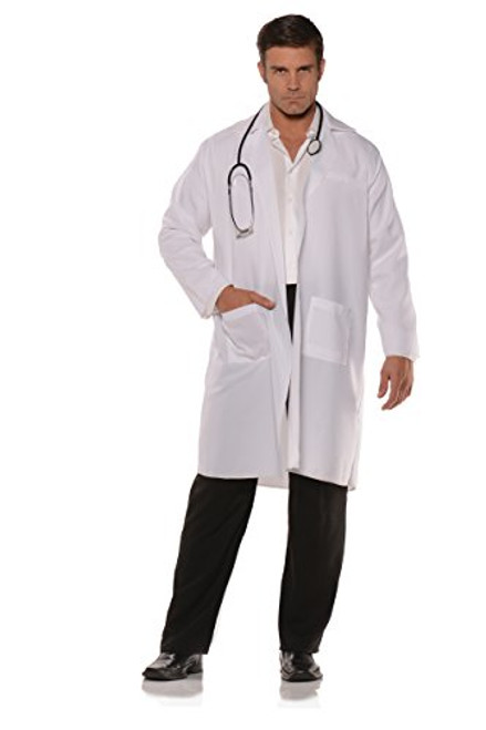 Underwraps Costumes Mens Medical Lab Coat Costume White One Size