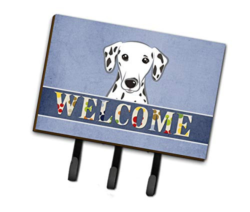 Carolines Treasures BB1396TH68 Dalmatian Welcome Leash or Key Holder Triple Multicolor