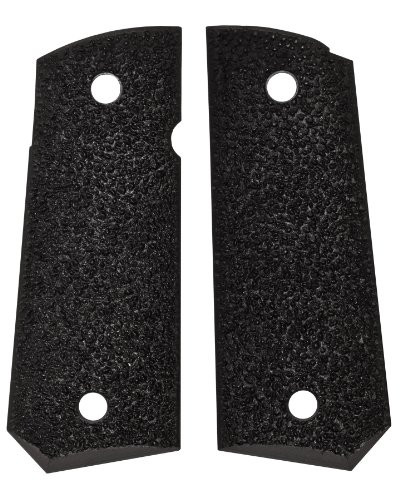 Ergo Grip Xtro Grip fits 1911 Officers Frame Tapered Butt Black