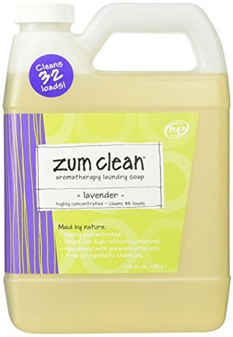 Indigo Wild Zum Clean Laundry Soap Lavender 32 Fluid Ounce Indigo Wild Zum Clean Laundry Soap Lavender 32 Fluid Ounce