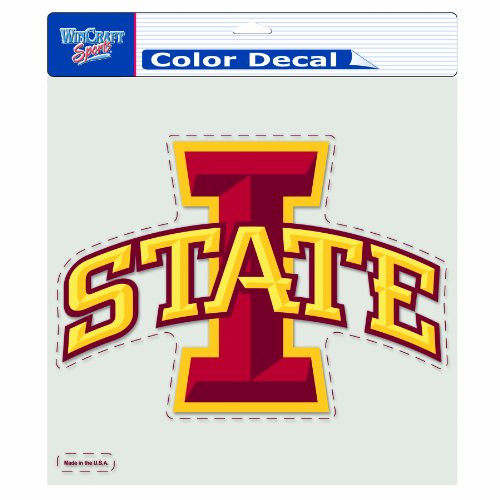 NCAA Iowa State Cyclones 8-by-8 Inch Diecut Colored Decal