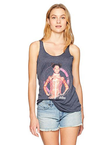 Marvel Juniors Womens Avengers Infinity Wars Tanks BlueShuri tech xx-Large
