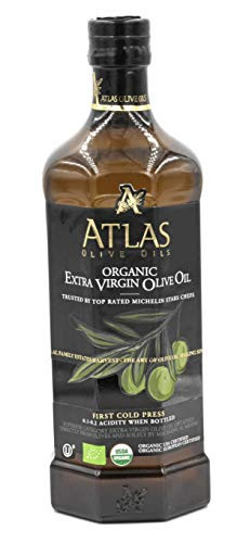 Atlas Organic Extra Virgin Olive oil From Morocco 750 ml glass bottle