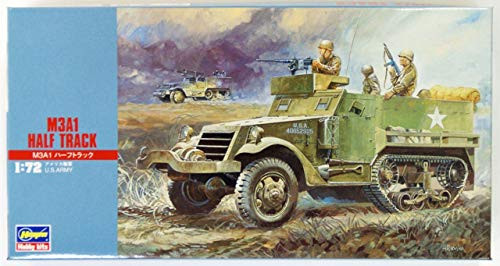 Hasegawa 172 Scale M3A1 Half Track - Plastic Model Building Set  31106