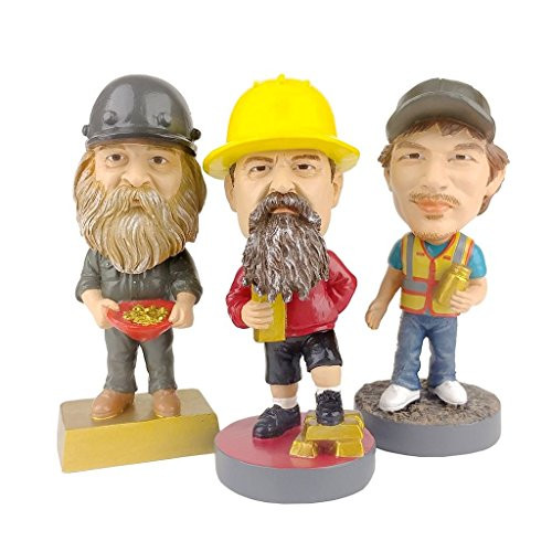 Kollectico Gold Rush Three Pack Bobblehead
