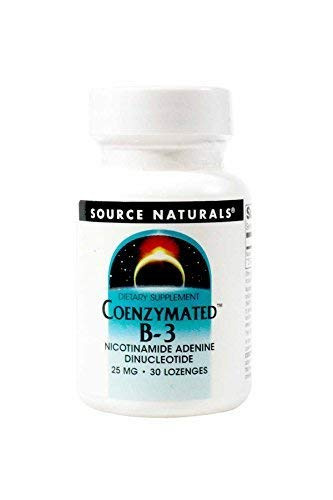 Source Naturals Coenzymated B-3 25MG 30 Lozenges 2 Pack