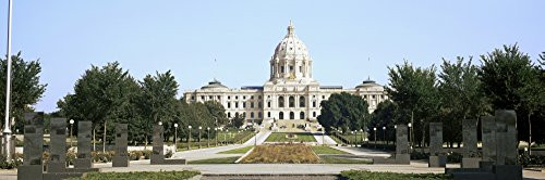 Posterazzi Facade of a government State Capitol Building St_ Paul Minnesota USA Poster Print 6 x 18