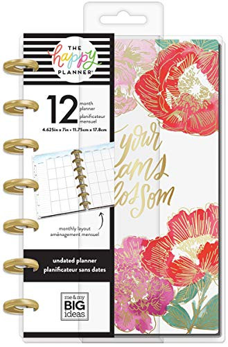 Me   My Big Ideas Mini Happy Planner Year in Bloom 12 Month Undated