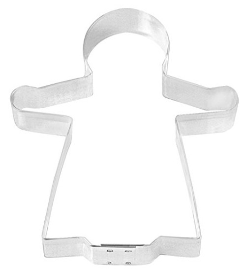 Fox Run 3304 Gingerbread Girl Cookie Cutter, 5-Inch, Stainless Steel