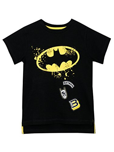 Batman Boys DC Comics T-Shirt Size 8 Black