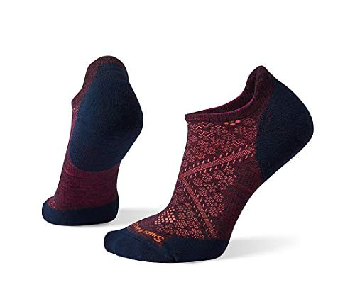 Smartwool PhD Run Light Elite Micro BordeauxDeep Navy SM Womens Shoe 4-6_5