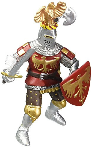 Papo Knight with Crest Figure Red