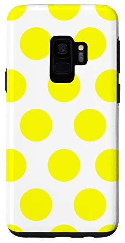 Galaxy S9 Yellow Polka Dots Simple Classic Pattern Design Case
