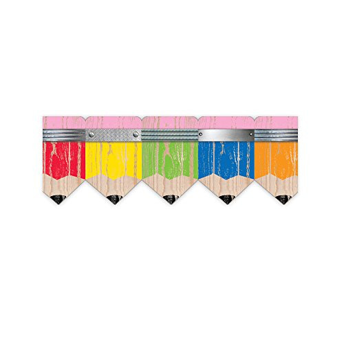Creative Teaching Press Upcycle Style Rustic Pencils Border (8379)