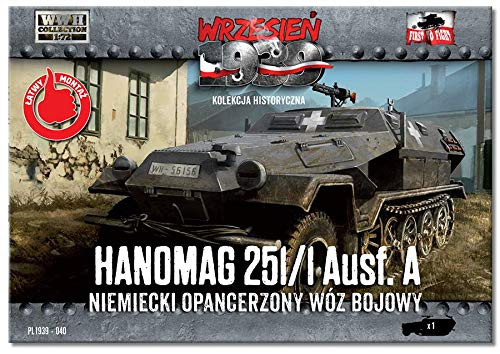 First to Fight 172 Scale German Sd_Kfz_2511 Ausf_A Tank - Plastic Model Building Kit  040