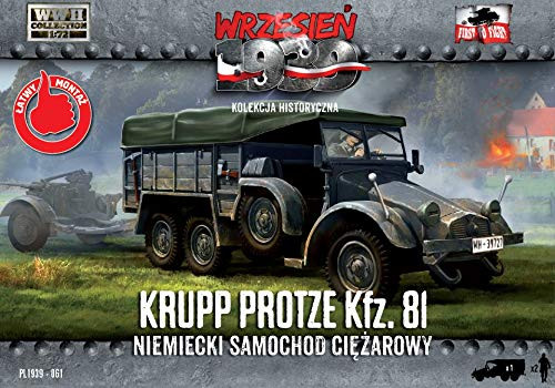 First to Fight 172 Scale Krupp-Protze 81 German Truck - Plastic Model Building Kit  061
