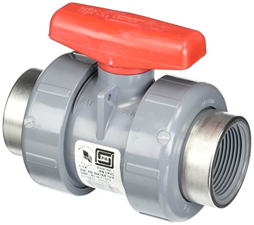 Spears 3621-012CSR CPVC Schedule 80 True Union 2000 Standard Ball Valves