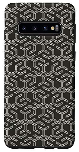 Galaxy S10 Modern Tech lines pattern Case