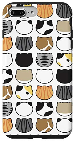 iPhone 7 Plus8 Plus Back of Cats Head Pattern Case