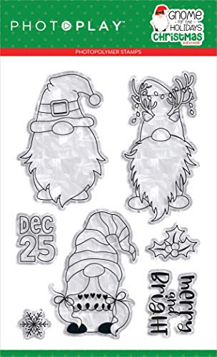 PHOTOPLAY Stamp CMAS Gnome for Christmas