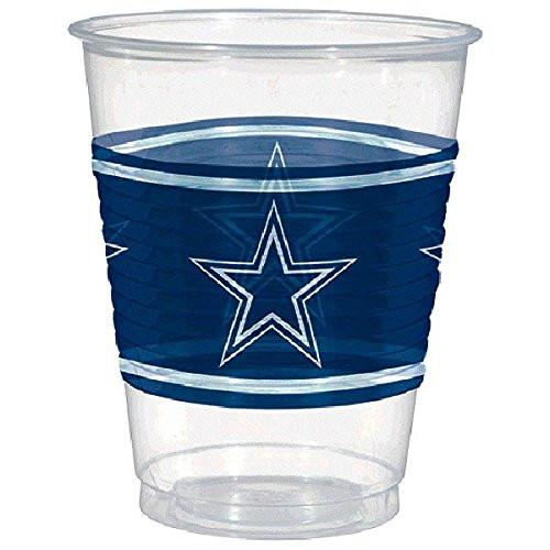 Amscan Dallas Cowboys Plastic Cup, 16 oz.