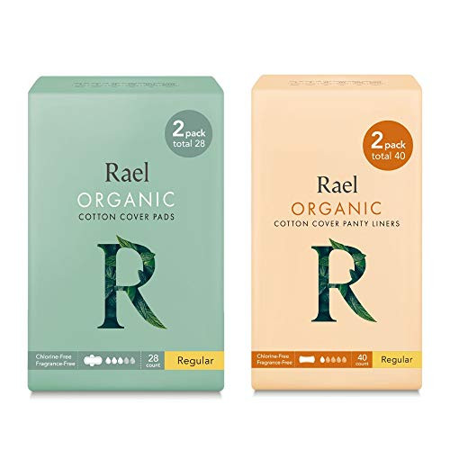 Rael Certified Organic Cotton Pads Regular   Liners Regular Bundle