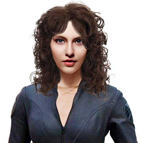 Long Deep Brown Curly Wig-Woman Girl Synthetic Anime Role Play Cosplay Hair Wigs for Party Costume Halloween Christmas Long Deep Brown Curly Wig-Woman Girl Synthetic Anime Role Play Cosplay Hair Wigs for Party Costume Halloween Christmas