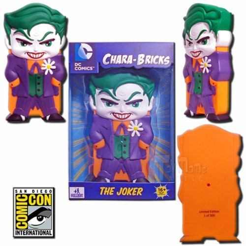 Chara-Bricks DC Comics The Joker Orange Version 7-Inch Vinyl Figure 2013 SDCC San Diego Comic Con Exclusive by Huckleberry