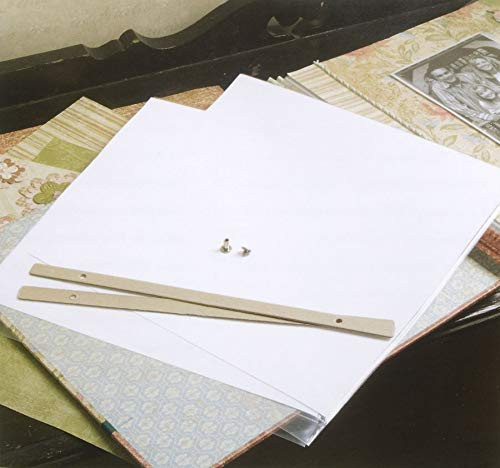 K&Company Post Bound Page Protectors Drawing Pad, 12 by 12-Inch, 10/Pack